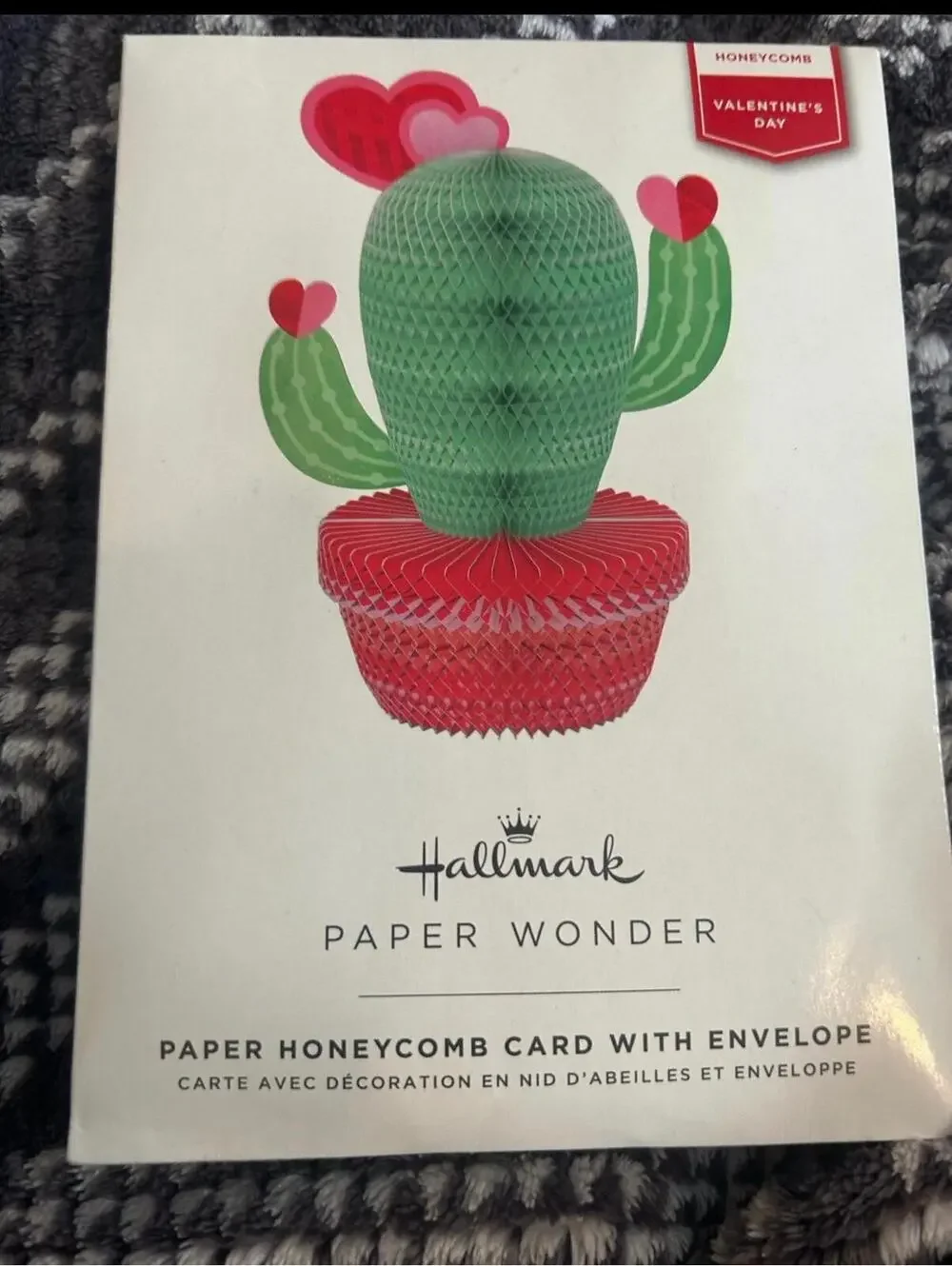 C294 Paper wonder paper honeycomb card with envelope
